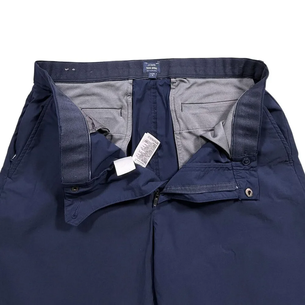 J.Crew Mens Tech Shorts 36 Navy Blue 9